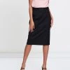 Farage Core Goldie Pencil Skirt Black