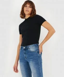 Forcast Catherine Short Sleeve Knit Black -Deals The Style Setters Store http3A2F2Fstatic.theiconic.com .au2Fp2Fforcast 0059 8032531 2