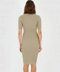 Forcast Janelle Rib Dress Light Khaki -Deals The Style Setters Store http3A2F2Fstatic.theiconic.com .au2Fp2Fforcast 0103 4240431 3