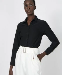 Forcast Morgan Collared Shirt Black -Deals The Style Setters Store http3A2F2Fstatic.theiconic.com .au2Fp2Fforcast 0230 6694321 5