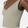 Forcast Rubi Sleeveless Tee Light Sage