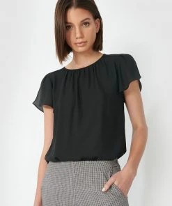 Forcast Karen Key Hole Blouse Black -Deals The Style Setters Store http3A2F2Fstatic.theiconic.com .au2Fp2Fforcast 0271 4229251 3