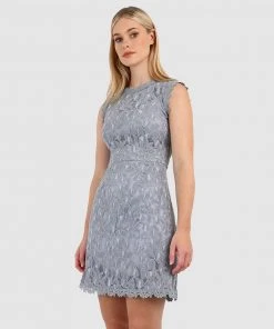 Forcast Lyla Lace Dress Blue Silver -Deals The Style Setters Store http3A2F2Fstatic.theiconic.com .au2Fp2Fforcast 0345 7831321 2