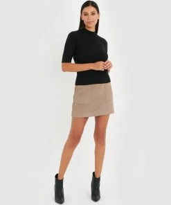 Forcast Cassie Mini Skirt Sand -Deals The Style Setters Store http3A2F2Fstatic.theiconic.com .au2Fp2Fforcast 0534 3685231 5