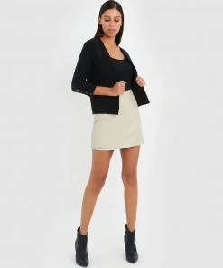 Forcast Roxanne Collarless Cardigan Black -Deals The Style Setters Store http3A2F2Fstatic.theiconic.com .au2Fp2Fforcast 0584 8685231 4