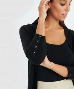 Forcast Roxanne Collarless Cardigan Black -Deals The Style Setters Store http3A2F2Fstatic.theiconic.com .au2Fp2Fforcast 0586 8685231 5