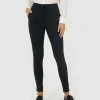 Forcast Emily High-Waisted Skinny Pants Black
