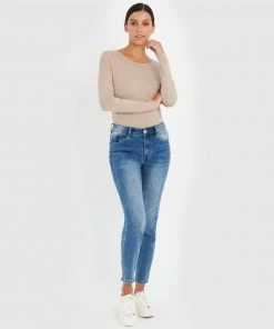 Forcast Erica Long Sleeve Tee Oatmeal -Deals The Style Setters Store http3A2F2Fstatic.theiconic.com .au2Fp2Fforcast 0611 0685231 4