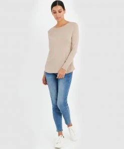 Forcast Erica Long Sleeve Tee Oatmeal -Deals The Style Setters Store http3A2F2Fstatic.theiconic.com .au2Fp2Fforcast 0613 0685231 5
