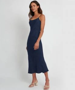 Forcast Celine Slip Dress Navy -Deals The Style Setters Store http3A2F2Fstatic.theiconic.com .au2Fp2Fforcast 0722 4056841 2
