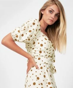 Forcast Misha Sweetheart Puff Sleeve Dress Cream -Deals The Style Setters Store http3A2F2Fstatic.theiconic.com .au2Fp2Fforcast 0729 3401051 5