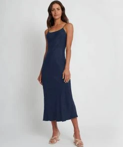 Forcast Celine Slip Dress Navy -Deals The Style Setters Store http3A2F2Fstatic.theiconic.com .au2Fp2Fforcast 0731 4056841 5