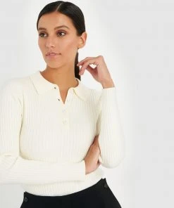 Forcast Susie Collared Knit Cream -Deals The Style Setters Store http3A2F2Fstatic.theiconic.com .au2Fp2Fforcast 0744 0527331 6