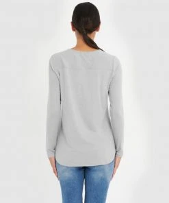 Forcast Erica Long Sleeve Tee Grey -Deals The Style Setters Store http3A2F2Fstatic.theiconic.com .au2Fp2Fforcast 0766 5785231 3