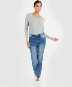 Forcast Erica Long Sleeve Tee Grey -Deals The Style Setters Store http3A2F2Fstatic.theiconic.com .au2Fp2Fforcast 0768 5785231 4