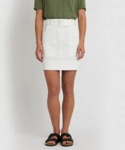 Forcast Leticia Mini Skirt Ivory