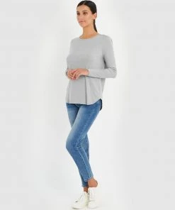 Forcast Erica Long Sleeve Tee Grey -Deals The Style Setters Store http3A2F2Fstatic.theiconic.com .au2Fp2Fforcast 0773 5785231 6