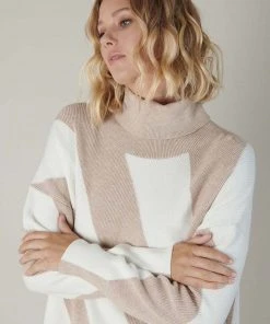 Forcast Remi Stripe Knit Dress Oatmeal -Deals The Style Setters Store http3A2F2Fstatic.theiconic.com .au2Fp2Fforcast 0912 1469721 6