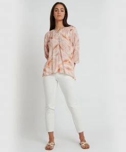 Forcast Rachel Printed Blouse Terracotta -Deals The Style Setters Store http3A2F2Fstatic.theiconic.com .au2Fp2Fforcast 0967 7668241 7