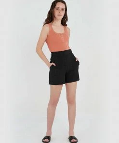 Forcast Lidia Stretchy Pocketed Shorts Black -Deals The Style Setters Store http3A2F2Fstatic.theiconic.com .au2Fp2Fforcast 0975 9052241 4