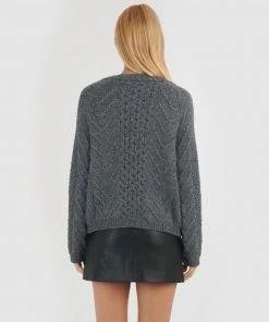 Forcast Ryann Oversized V-Neck Cardigan Charcoal -Deals The Style Setters Store http3A2F2Fstatic.theiconic.com .au2Fp2Fforcast 1143 0547921 4