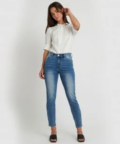 Forcast Elsa Puff Sleeve Blouse Ivory -Deals The Style Setters Store http3A2F2Fstatic.theiconic.com .au2Fp2Fforcast 1271 6213341 5