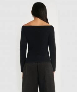 Forcast Jacinta Off Shoulder Knit Black -Deals The Style Setters Store http3A2F2Fstatic.theiconic.com .au2Fp2Fforcast 1291 1968821 3