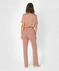 Forcast Priscila Mid Rise Cigarette Trousers Muted Clay -Deals The Style Setters Store http3A2F2Fstatic.theiconic.com .au2Fp2Fforcast 1334 4387551 4