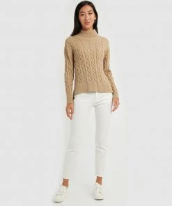 Forcast Scarlett Cable Knit Sweater Camel -Deals The Style Setters Store http3A2F2Fstatic.theiconic.com .au2Fp2Fforcast 1352 0469721 4
