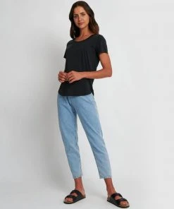 Forcast Hanna Modal Tee Black -Deals The Style Setters Store http3A2F2Fstatic.theiconic.com .au2Fp2Fforcast 1371 9663841 5