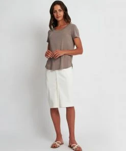 Forcast Hanna Modal Tee Dark Taupe -Deals The Style Setters Store http3A2F2Fstatic.theiconic.com .au2Fp2Fforcast 1380 2464841 5