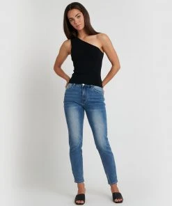 Forcast Marissa One Shoulder Knit Top Black -Deals The Style Setters Store http3A2F2Fstatic.theiconic.com .au2Fp2Fforcast 1412 6115341 5