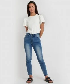 Forcast Cayla Gathered Sleeve Tee Ivory -Deals The Style Setters Store http3A2F2Fstatic.theiconic.com .au2Fp2Fforcast 1422 8115341 4