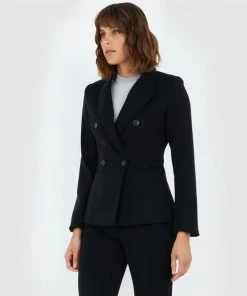 Forcast Davina Double Breasted Blazer Black -Deals The Style Setters Store http3A2F2Fstatic.theiconic.com .au2Fp2Fforcast 1483 6969131 2