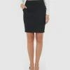 Forcast Sandy Pencil Skirt Black
