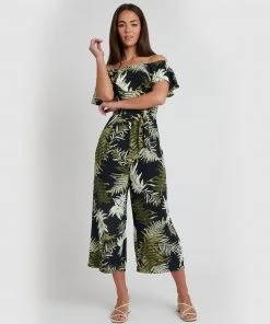 Forcast Salma Printed Jumpsuit Black -Deals The Style Setters Store http3A2F2Fstatic.theiconic.com .au2Fp2Fforcast 1687 0365441 4