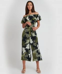 Forcast Salma Printed Jumpsuit Black -Deals The Style Setters Store http3A2F2Fstatic.theiconic.com .au2Fp2Fforcast 1689 0365441 5