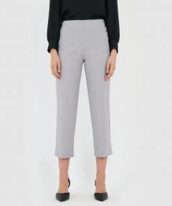 Forcast Asha Side Button Pants Light Grey