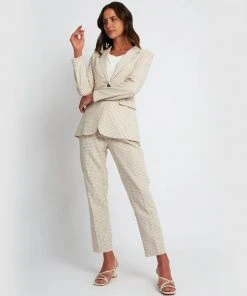Forcast Sabella Single Breasted Blazer Sesame -Deals The Style Setters Store http3A2F2Fstatic.theiconic.com .au2Fp2Fforcast 1779 2687741 7