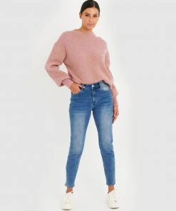 Forcast Olympia Ribbed Sweater Blush -Deals The Style Setters Store http3A2F2Fstatic.theiconic.com .au2Fp2Fforcast 1806 8183131 4