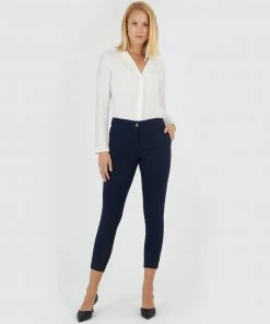 Forcast Janette Slim Cropped Pants Navy -Deals The Style Setters Store http3A2F2Fstatic.theiconic.com .au2Fp2Fforcast 1834 7568211 4