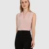 Forcast Alivia V-Neck Top Pink