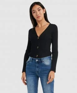 Forcast Betty Slim Cardigan Black -Deals The Style Setters Store http3A2F2Fstatic.theiconic.com .au2Fp2Fforcast 2033 6056621 6