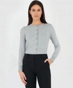 Forcast Joyce Knit Cardigan Grey