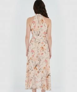 Forcast Elaina Printed Dress Nude -Deals The Style Setters Store http3A2F2Fstatic.theiconic.com .au2Fp2Fforcast 2595 3768241 3