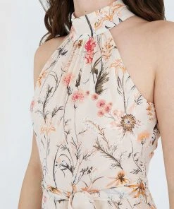 Forcast Elaina Printed Dress Nude -Deals The Style Setters Store http3A2F2Fstatic.theiconic.com .au2Fp2Fforcast 2600 3768241 5