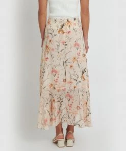 Forcast Elaina Printed Skirt Nude -Deals The Style Setters Store http3A2F2Fstatic.theiconic.com .au2Fp2Fforcast 2634 2768241 3