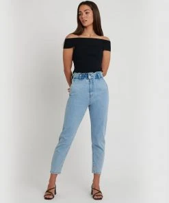 Forcast Jasmine Off Shoulder Knit Top Black -Deals The Style Setters Store http3A2F2Fstatic.theiconic.com .au2Fp2Fforcast 2671 2868241 4