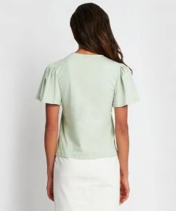 Forcast Cayla Gathered Sleeve Tee Green Tint -Deals The Style Setters Store http3A2F2Fstatic.theiconic.com .au2Fp2Fforcast 2724 9587741 3
