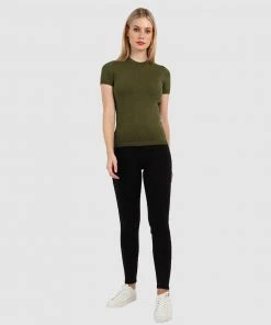 Forcast Catherine Short Sleeve Knit Khaki -Deals The Style Setters Store http3A2F2Fstatic.theiconic.com .au2Fp2Fforcast 2728 7910421 4